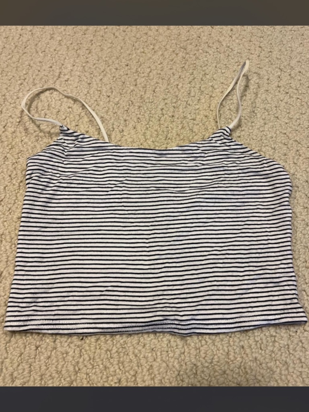striped crop top